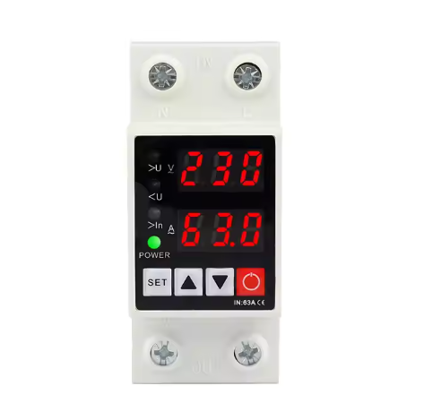 Self resetting overvoltage and undervoltage protector