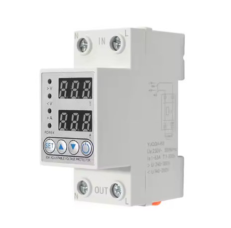 Self resetting overvoltage and undervoltage protector